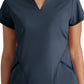 Two Pocket V-Neck Define Top