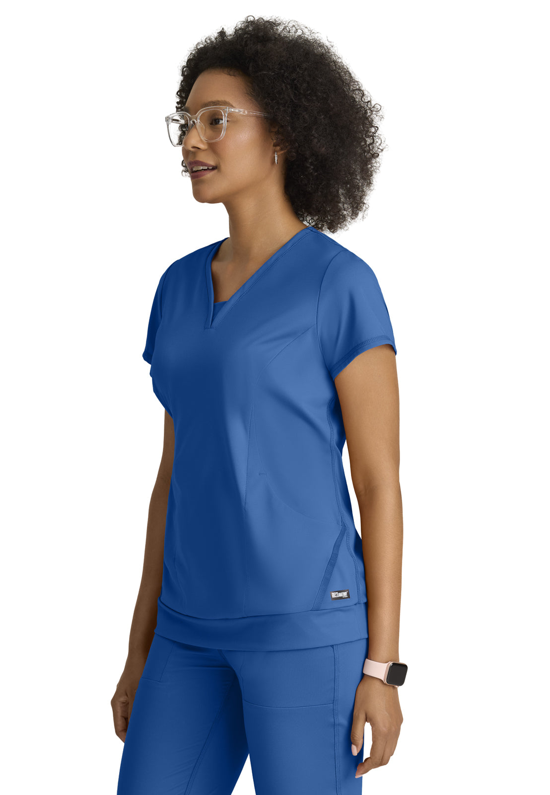 Two Pocket V-Neck Motivate Scrub Top