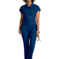 One Pocket Polo Neck Renew Scrub Top