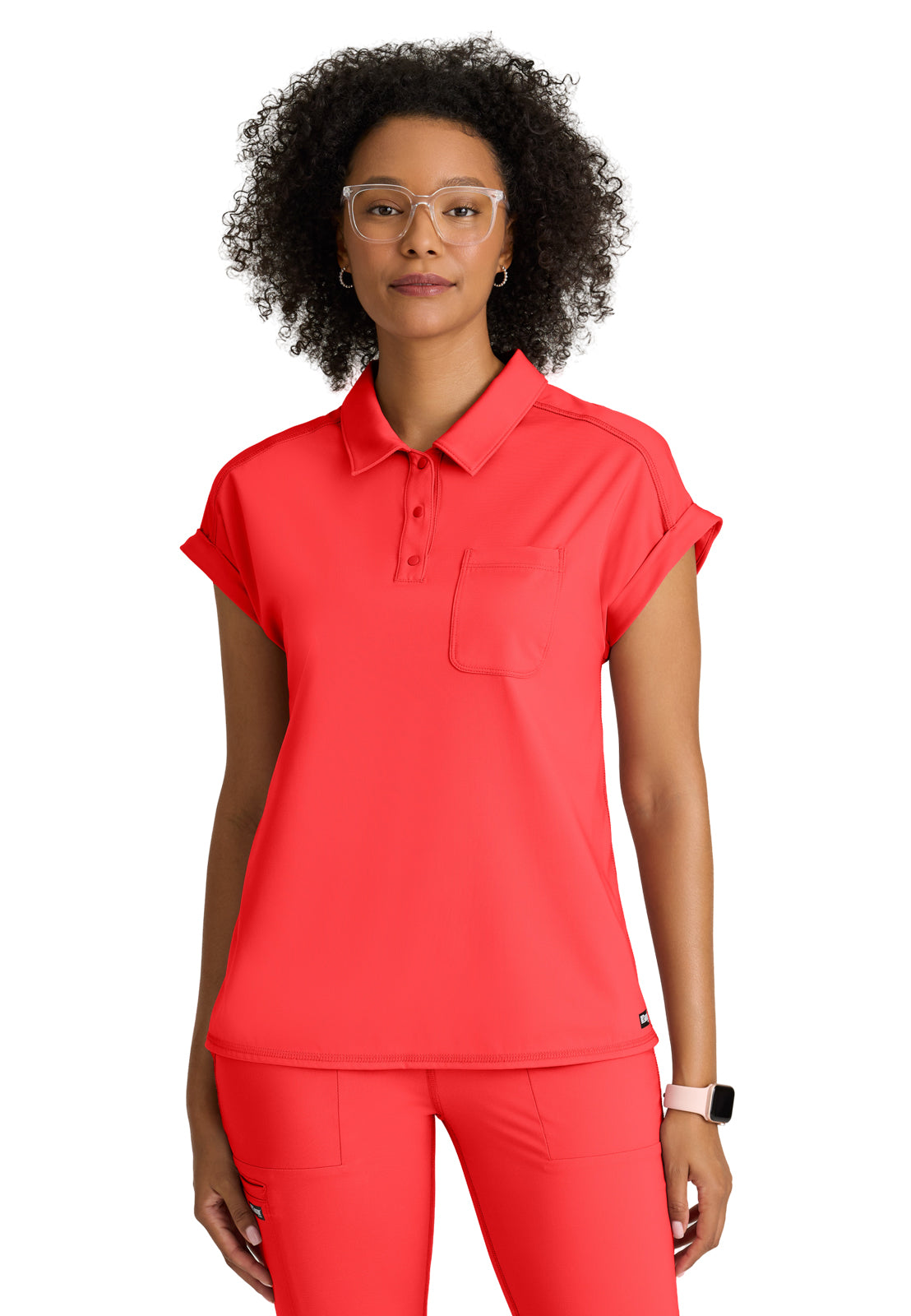 One Pocket Polo Neck Renew Top