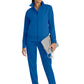 Four Pocket Zip Front Collar Ease Warm-Up Scrub Jacket