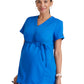 Women's Two-Pocket Mock Wrap Lilah Maternity Scrub Top - GRT094 - New Royal