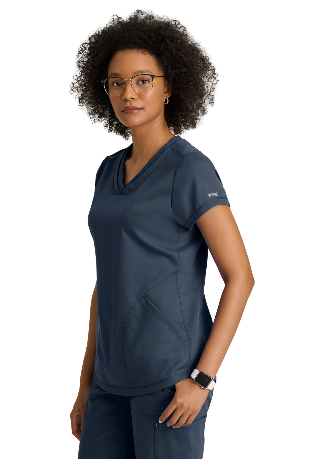 Three Pocket V-Neck Evelyn Scrub Top