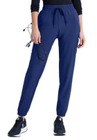 Women's Six-Pocket Terra Jogger Scrub Pant - GSSP625 - Indigo (Navy)