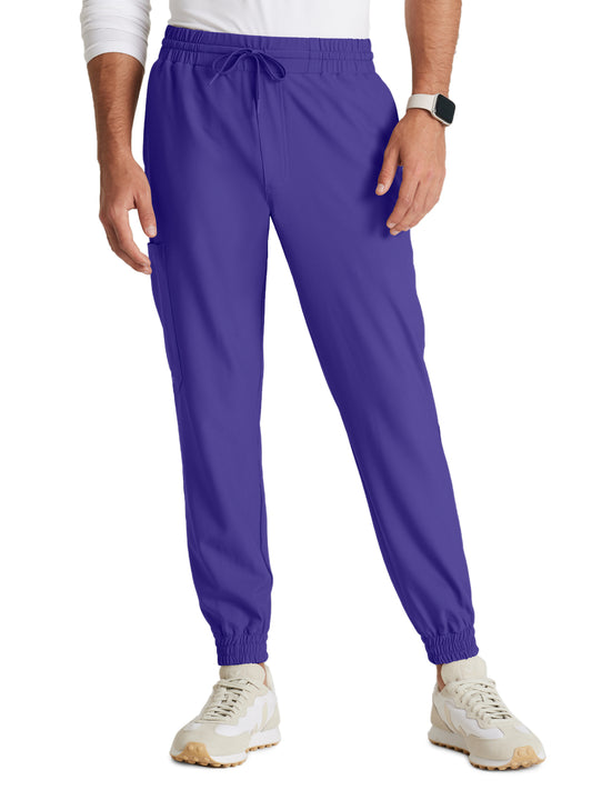 Men's Five-Pocket Voyager Jogger Scrub Pant - GSSP626 - New Grape