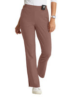 Women's Six-Pocket Tapered Leg Cosmo Scrub Pant - GSSP627 - Driftwood
