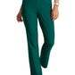 Women's Six-Pocket Tapered Leg Cosmo Scrub Pant - GSSP627 - Hunter Green