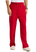Men's Five-Pocket Slim Leg Highland Scrub Pant - GSSP649 - True Red