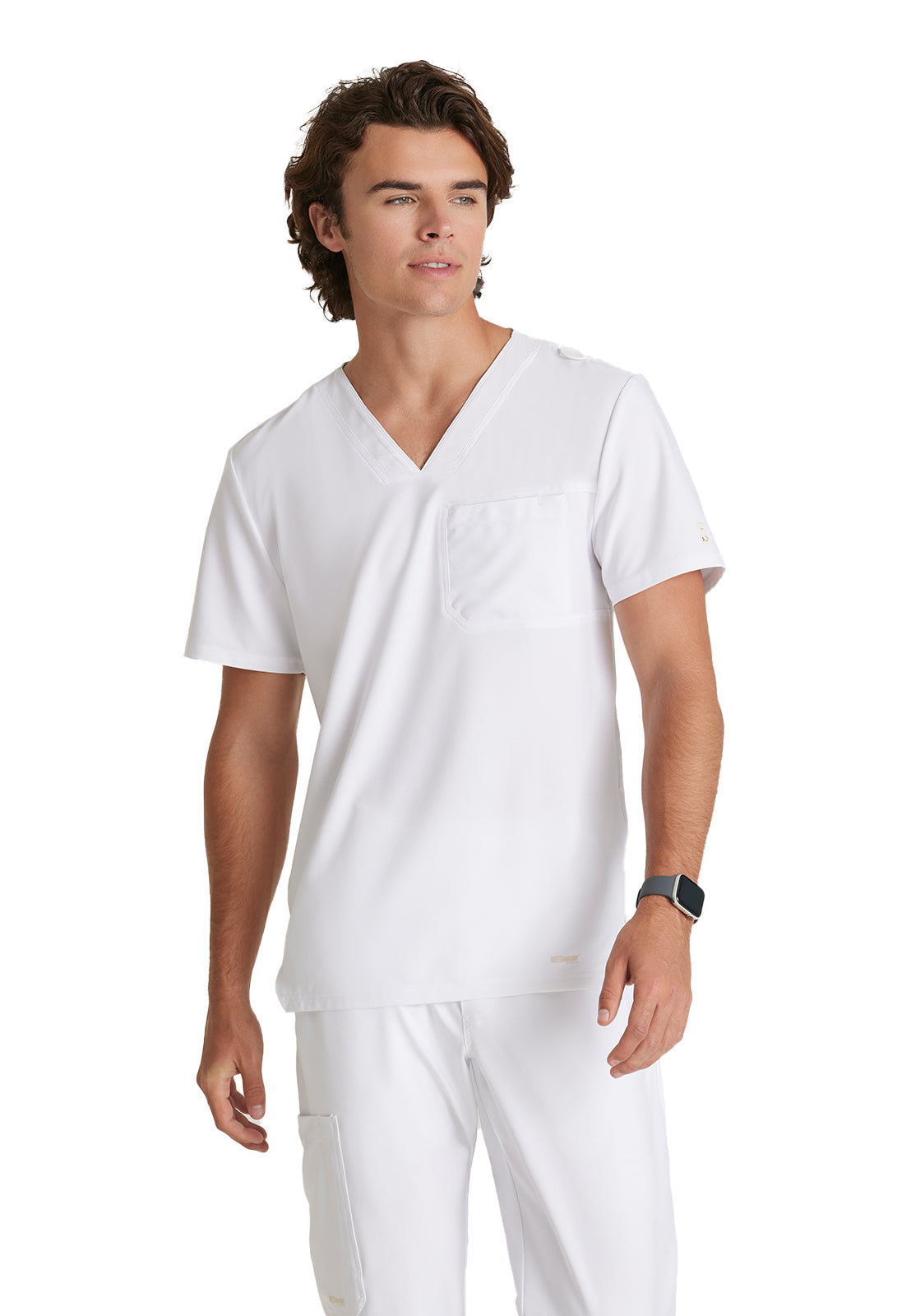 Men's Piped V-Neck Journey Scrub Top