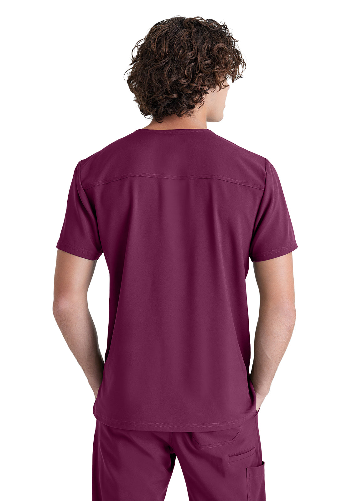 Men's Piped V-Neck Journey Scrub Top