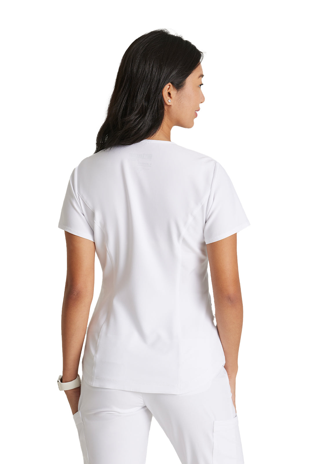 Women's Two-Pocket Piped V-Neck Rhythm Top