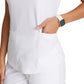 Women's Two-Pocket Piped V-Neck Rhythm Top