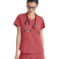 Women's Two-Pocket Piped V-Neck Rhythm Scrub Top