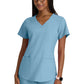 Women's Two-Pocket Piped V-Neck Rhythm Top