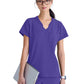 Women's One-Pocket Banded V-Neck Sway Scrub Top - GSST181 - New Grape