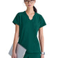 Women's One-Pocket Banded V-Neck Sway Scrub Top - GSST181 - Hunter Green