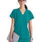 Women's One-Pocket Banded V-Neck Sway Scrub Top - GSST181 - Teal