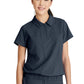 Women's 2 Pocket Zip Neck Banded Waist Perseverance Scrub Top