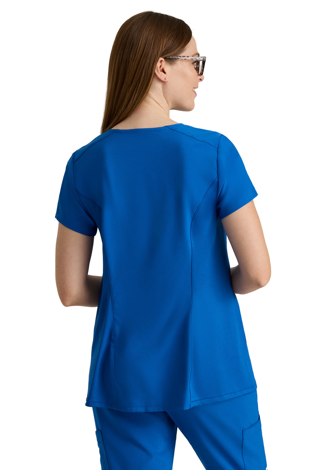 Two Pocket V-Neck Promise Scrub Top