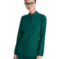 Women's Three-Pocket Virtue Warm-Up Scrub Jacket - GSSW886 - Hunter Green