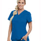 Women's One-Pocket Bree Tuck-In Scrub Top - GVST028 - New Royal