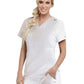 Women's One-Pocket Bree Tuck-In Scrub Top - GVST028 - White