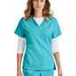 Women's One-Pocket Bree Tuck-In Scrub Top - GVST028 - Teal