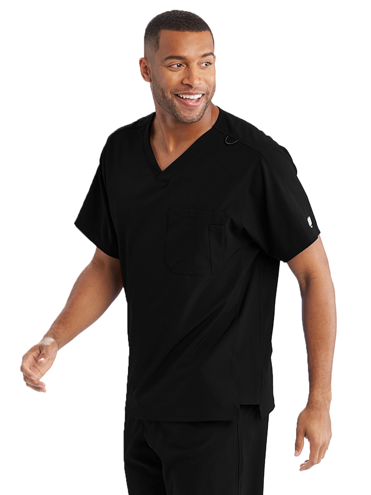 Men's Structure Crossover V-Neck Scrub Top