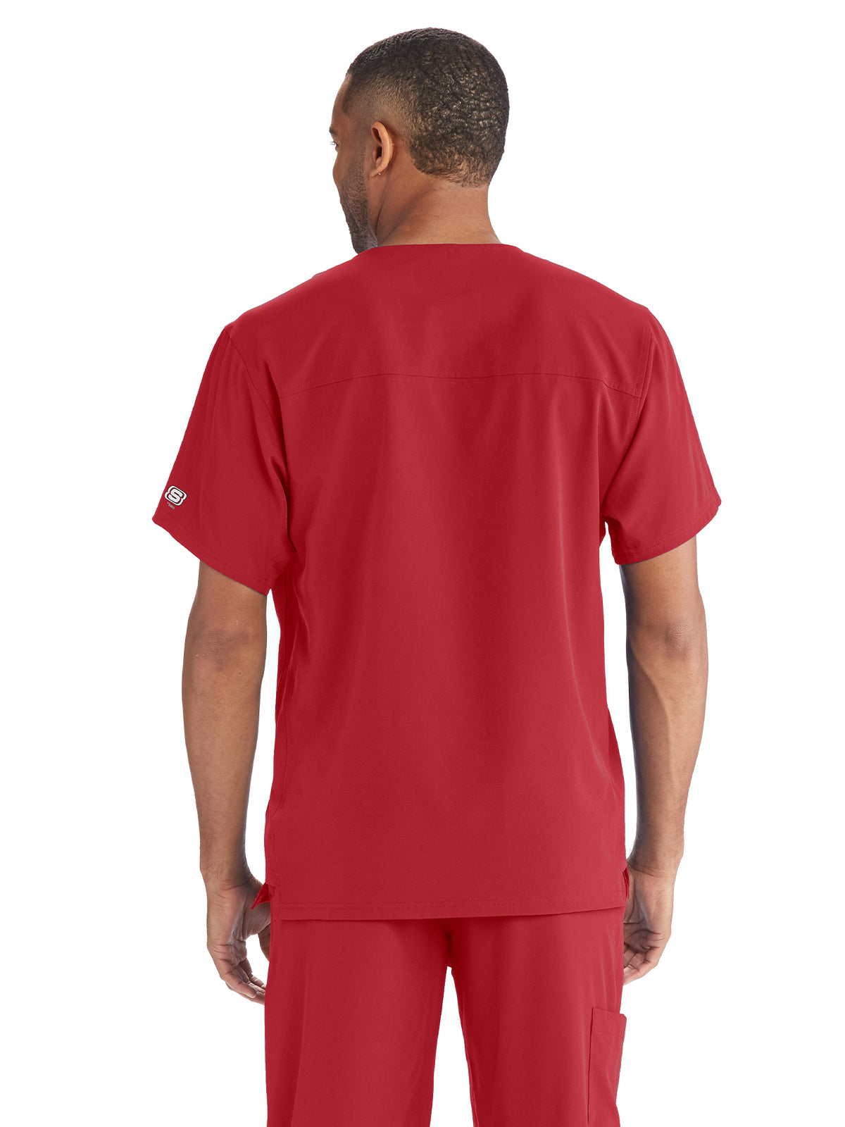 Men's Structure Crossover V-Neck Scrub Top