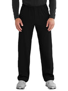 Men's Four-Pocket Zip-Fly Structure Scrub Pant - SK0215 - Black
