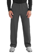 Men's Four-Pocket Zip-Fly Structure Scrub Pant - SK0215 - Pewter