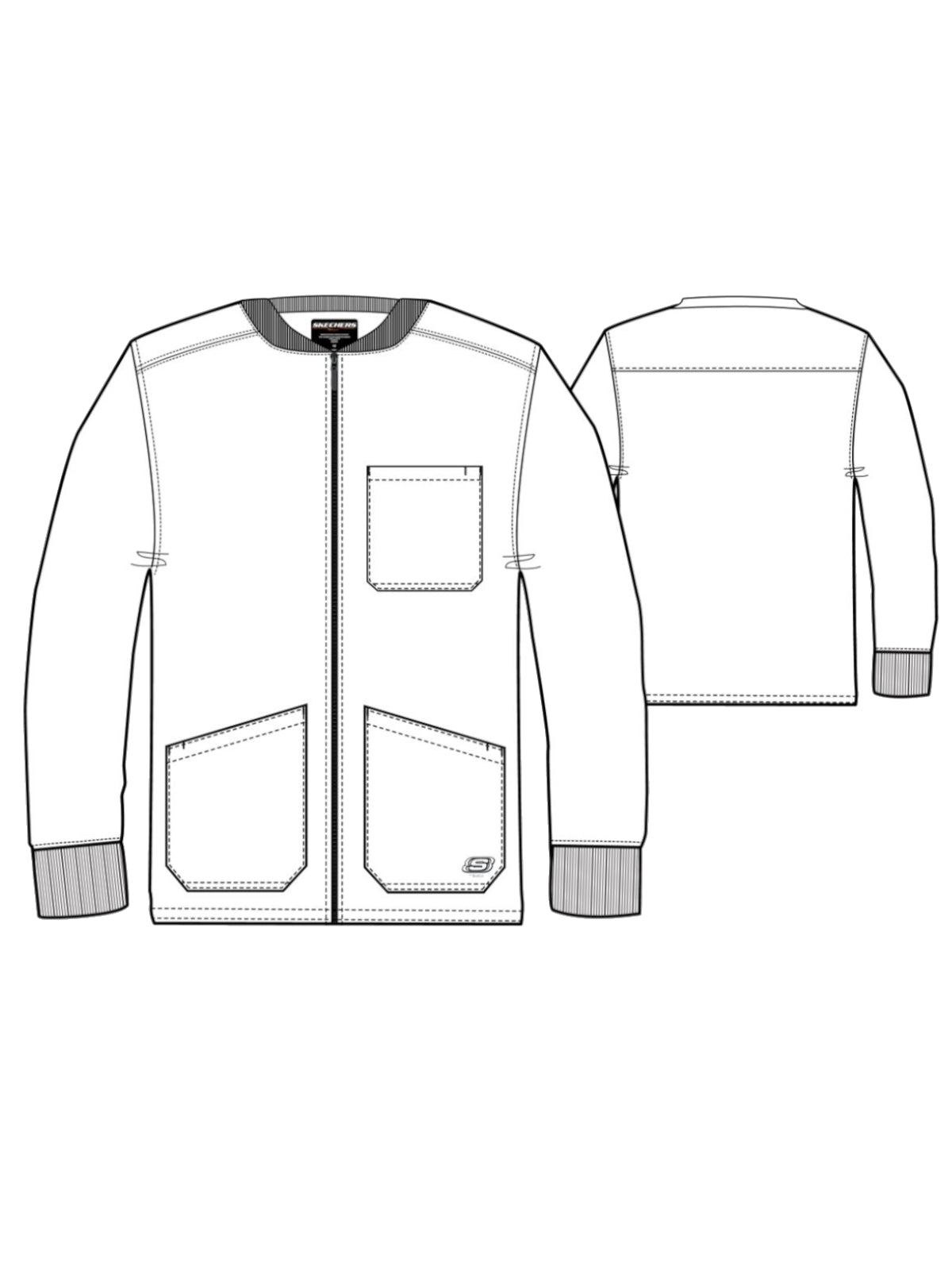 Men's Warm-Up Scrub Jacket