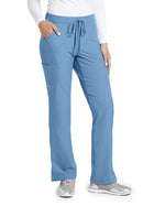 Women's Three-Pocket Fit & Flare Reliance Scrub Pant - SK201 - Ciel Blue