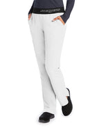 Women's Three-Pocket Straight Leg Breeze Scrub Pant - SK202 - White