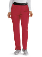 Women's Three-Pocket Straight Leg Breeze Scrub Pant - SK202 - True Red