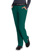 Women's Three-Pocket Straight Leg Breeze Scrub Pant - SK202 - Hunter Green