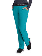 Women's Three-Pocket Straight Leg Breeze Scrub Pant - SK202 - Teal