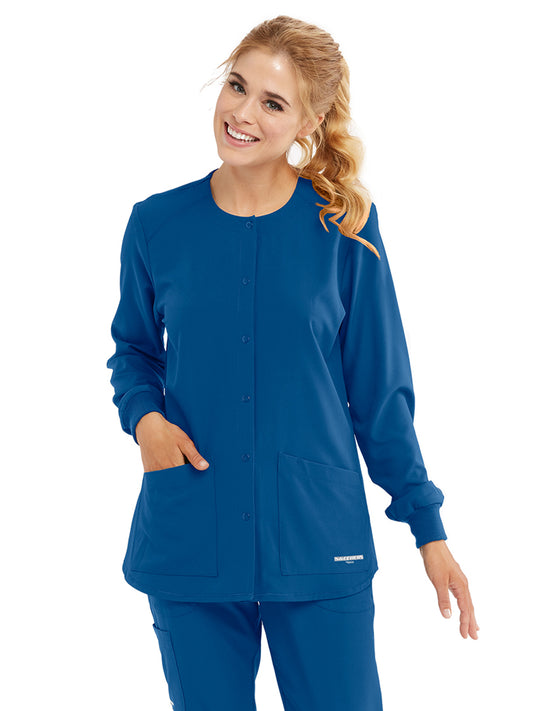 Women's 2-Pocket Scrub Jacket