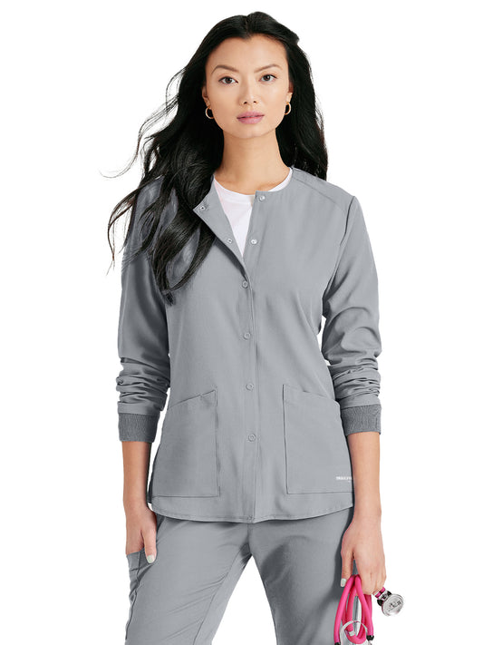 Women's 2-Pocket Scrub Jacket