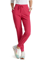 Women's Four-Pocket Low-Rise Theory Jogger Scrub Pant - SKP552 - Vibrance Pink