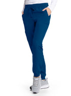 Women's Four-Pocket Low-Rise Theory Jogger Scrub Pant - SKP552 - Navy