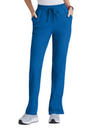 Women's Six-Pocket Tapered Leg Gamma Scrub Pant - SKP623 - New Royal