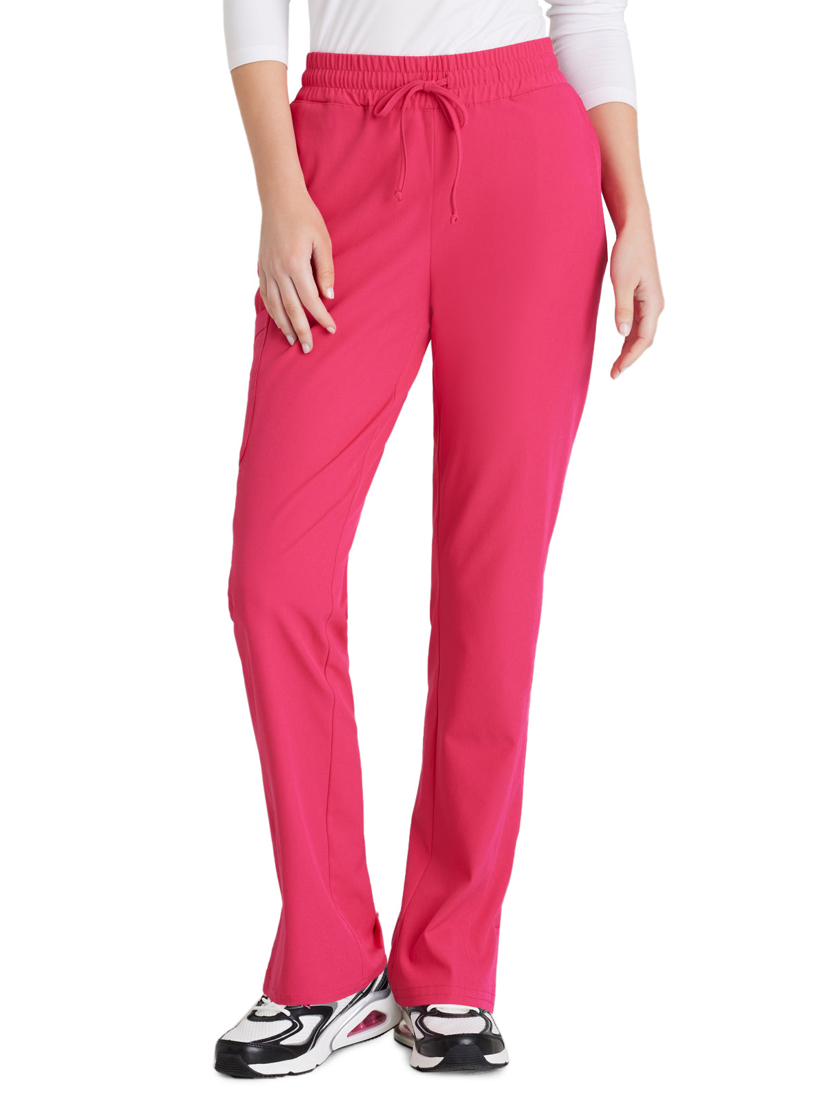 Women's Six-Pocket Tapered Leg Gamma Scrub Pant - SKP623 - Vibrance Pink