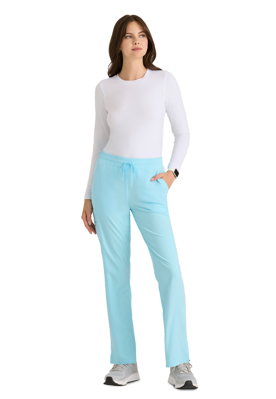 Women's 6 Pocket Elastic Waist Tapered Pant