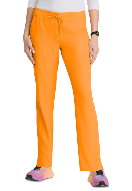 Women's Six-Pocket Tapered Leg Gamma Scrub Pant - SKP623 - Bright Marigold
