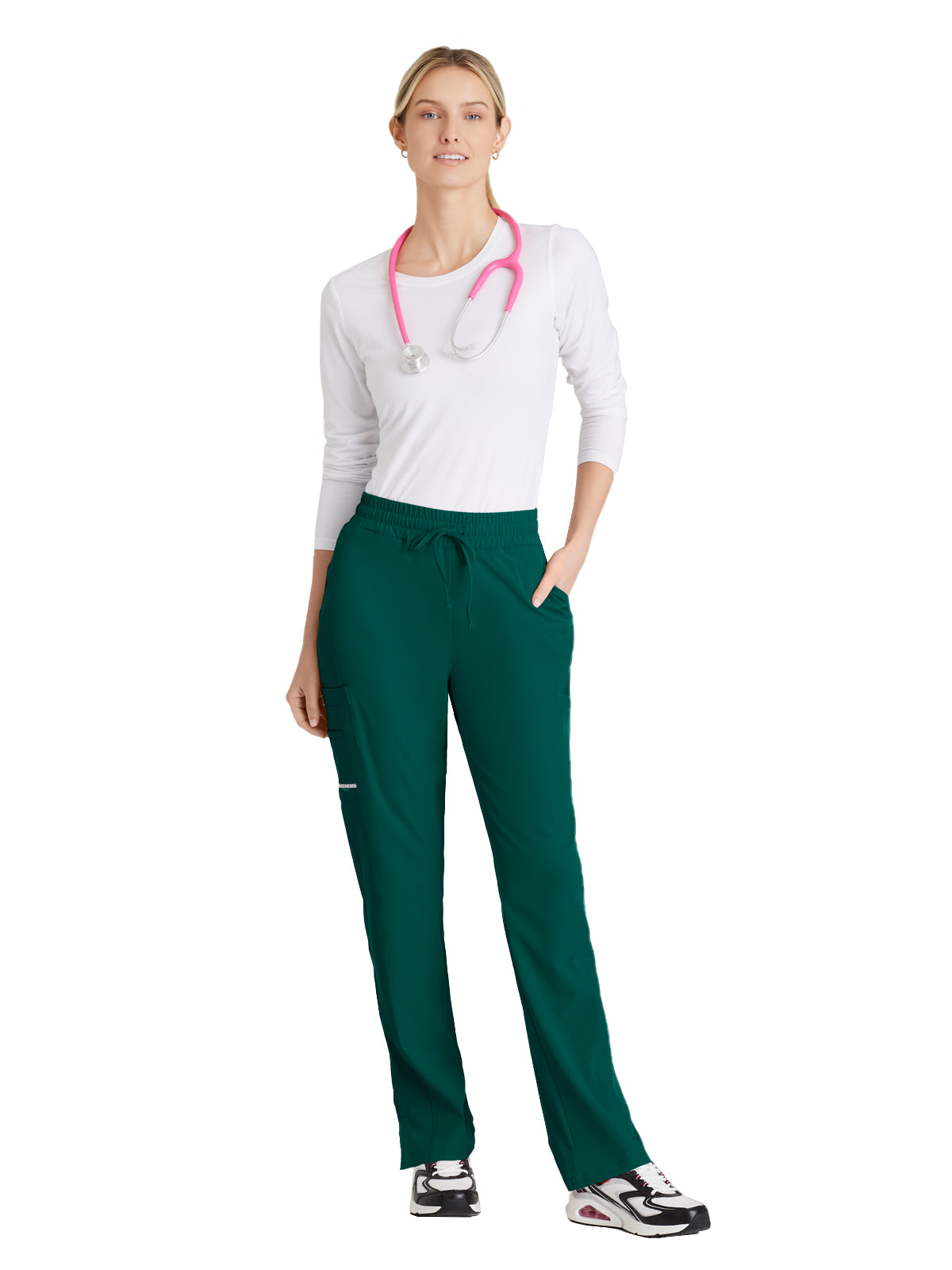 Women's 6 Pocket Elastic Waist Tapered Pant