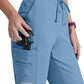 Women's 6 Pocket Elastic Waist Tapered Pant