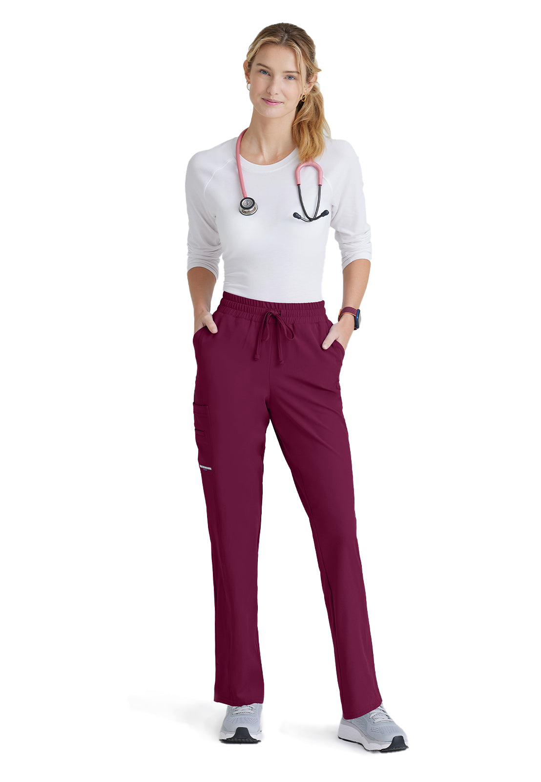 Women's 6 Pocket Elastic Waist Tapered Pant