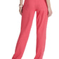 Women's Shirred Waistband Slim And Straight Reach Scrub Pant