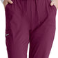 Women's Shirred Waistband Slim And Straight Reach Pant